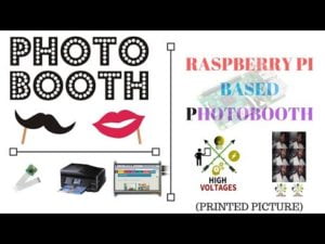 Raspberrypi based photo booth