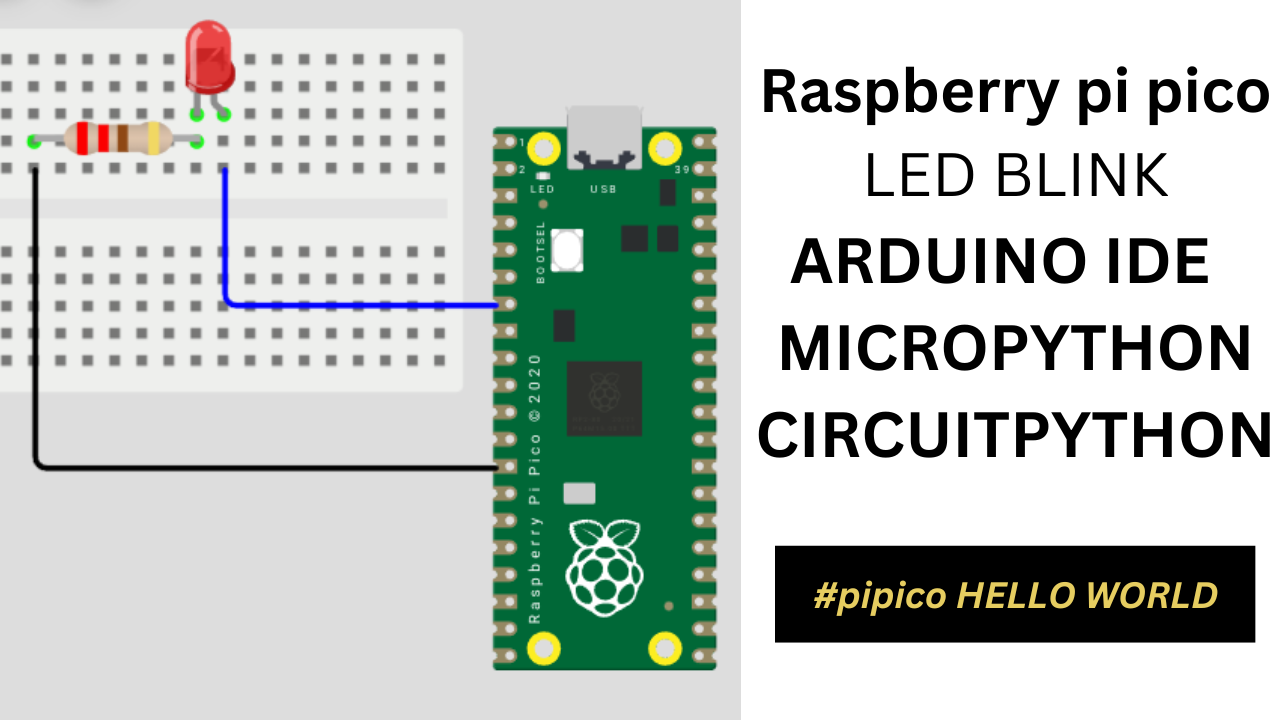 Led With Raspberry Pi Pico Hello World High Voltages Led With Raspberry Pi Pico Hello World High Voltages